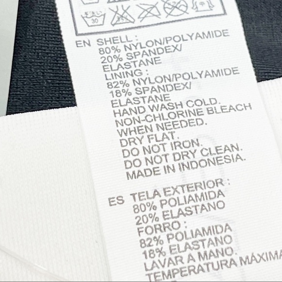 FOREVER 21+ Women’s Plus Size Swim Bottom Black White High Waist Modest - Picture 9 of 9